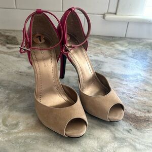 BCBGeneration  ankle strap stilettos